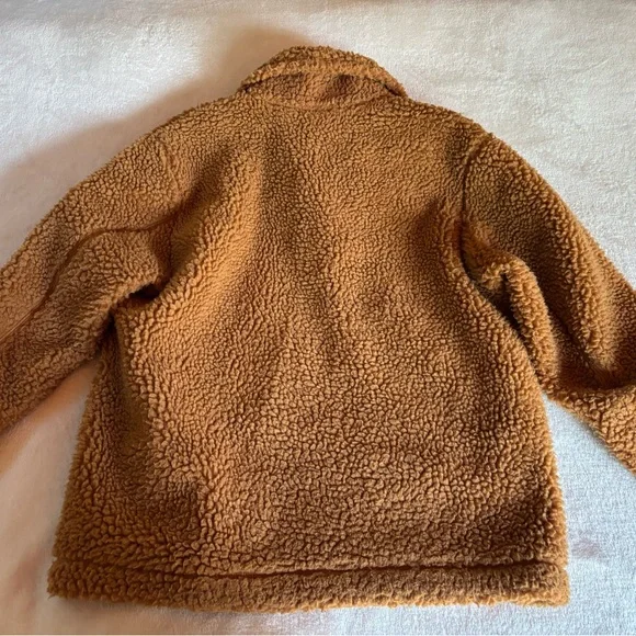 Uniqlo Brown Sherpa Jacket - Picture 2 of 3